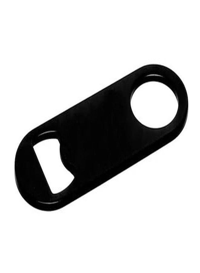 Dynore Stainless Steel Classic Multipurpose Black Bottle Opener - Image 2